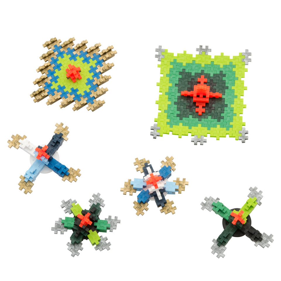 Plus Plus-Learn to Build Spinning Tops