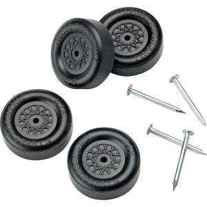 Pinewood Derby Black Wheel & Axles