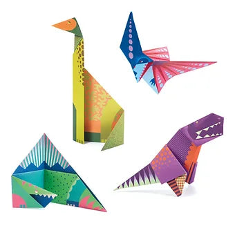 DJECO Dinosaur Origami Paper Craft Kit