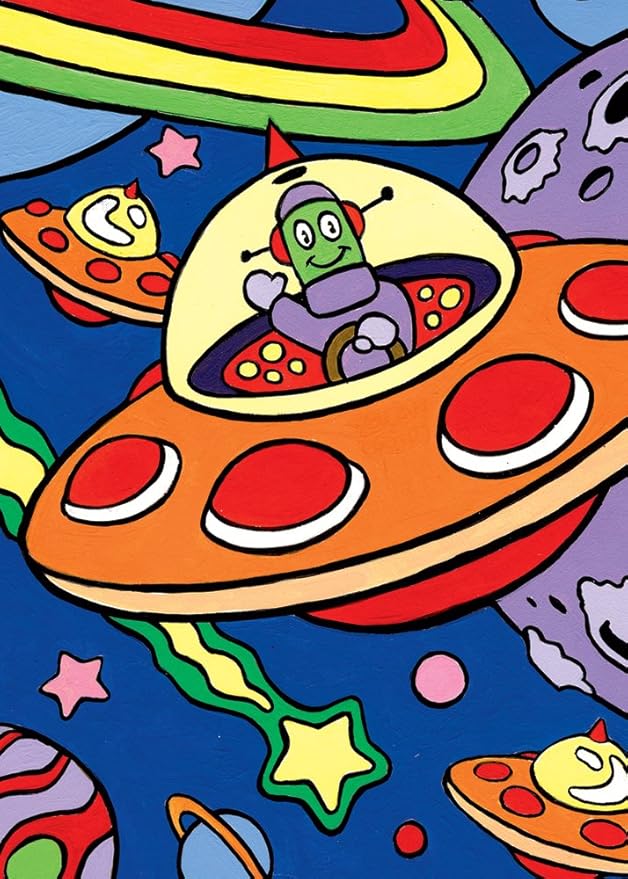 Painting by Numbers™ Outerspace Painting Project