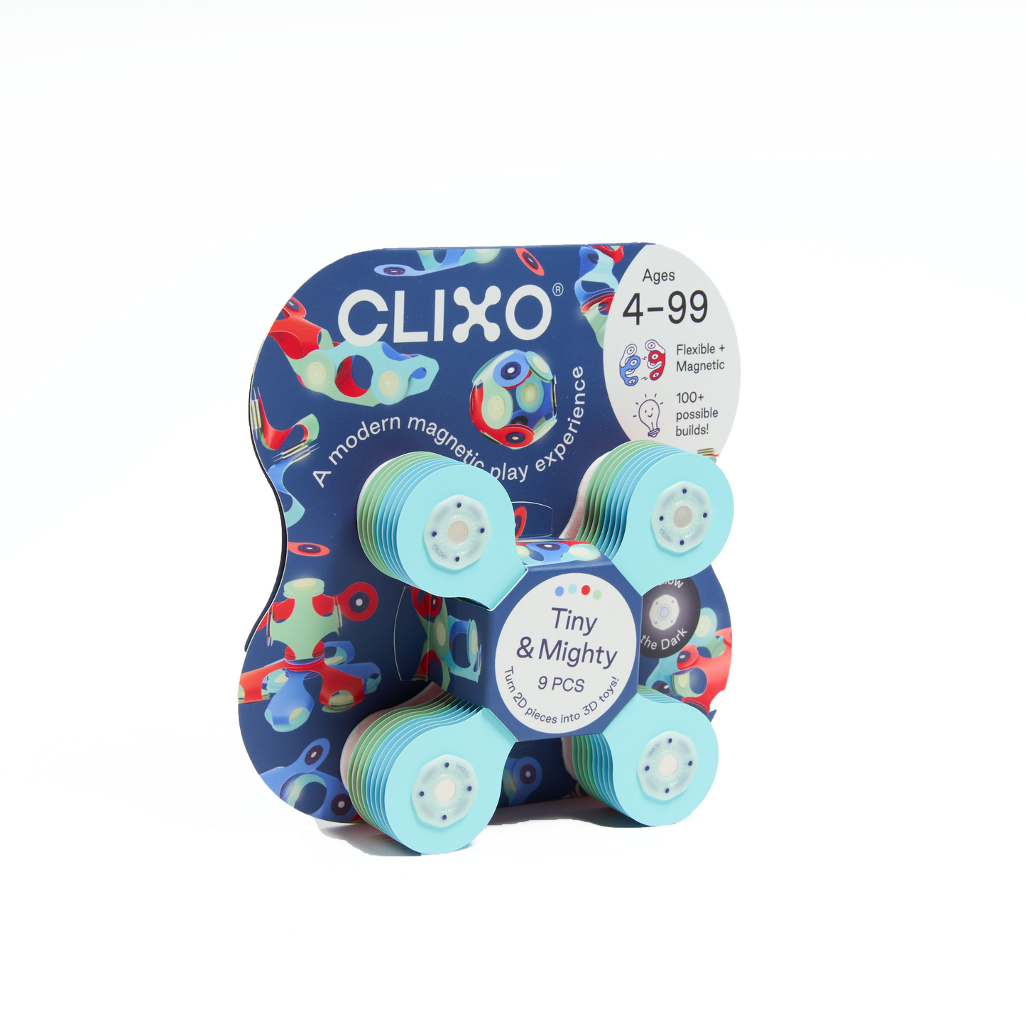 Clixo Tiny & Mighty Magnetic Building Set - Marine Pack