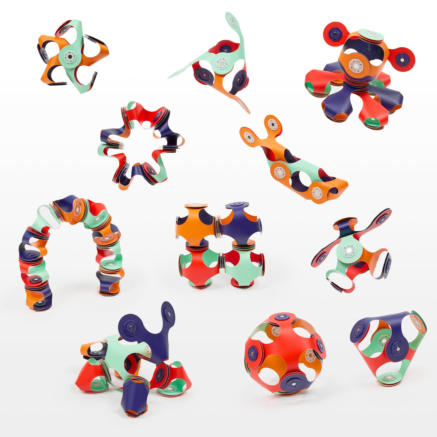 Clixo Tiny & Mighty Magnetic Building Set - Space