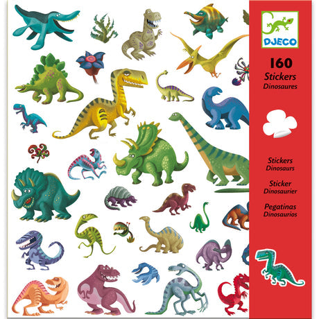 DJECO Dinosaurs Sticker Sheets