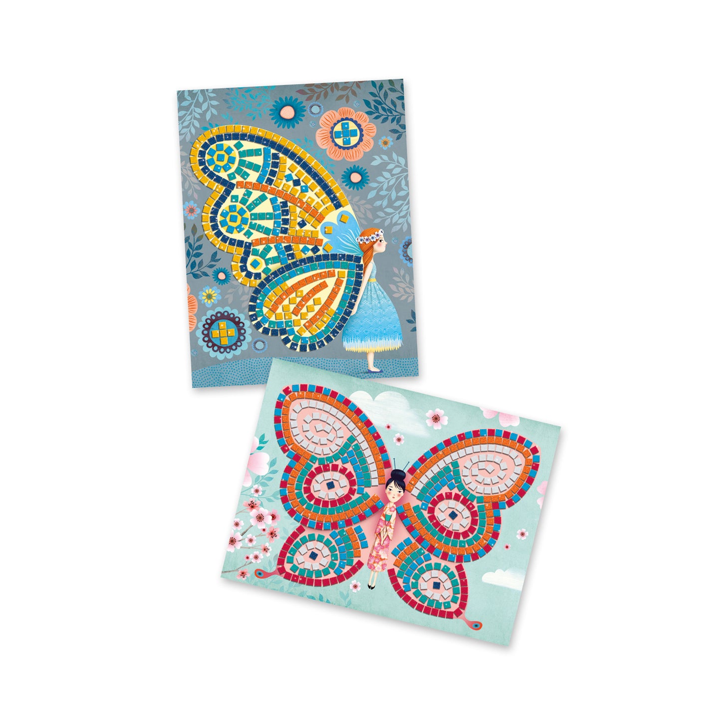 DJECO Butterflies Sticker Mosaic Craft Kit