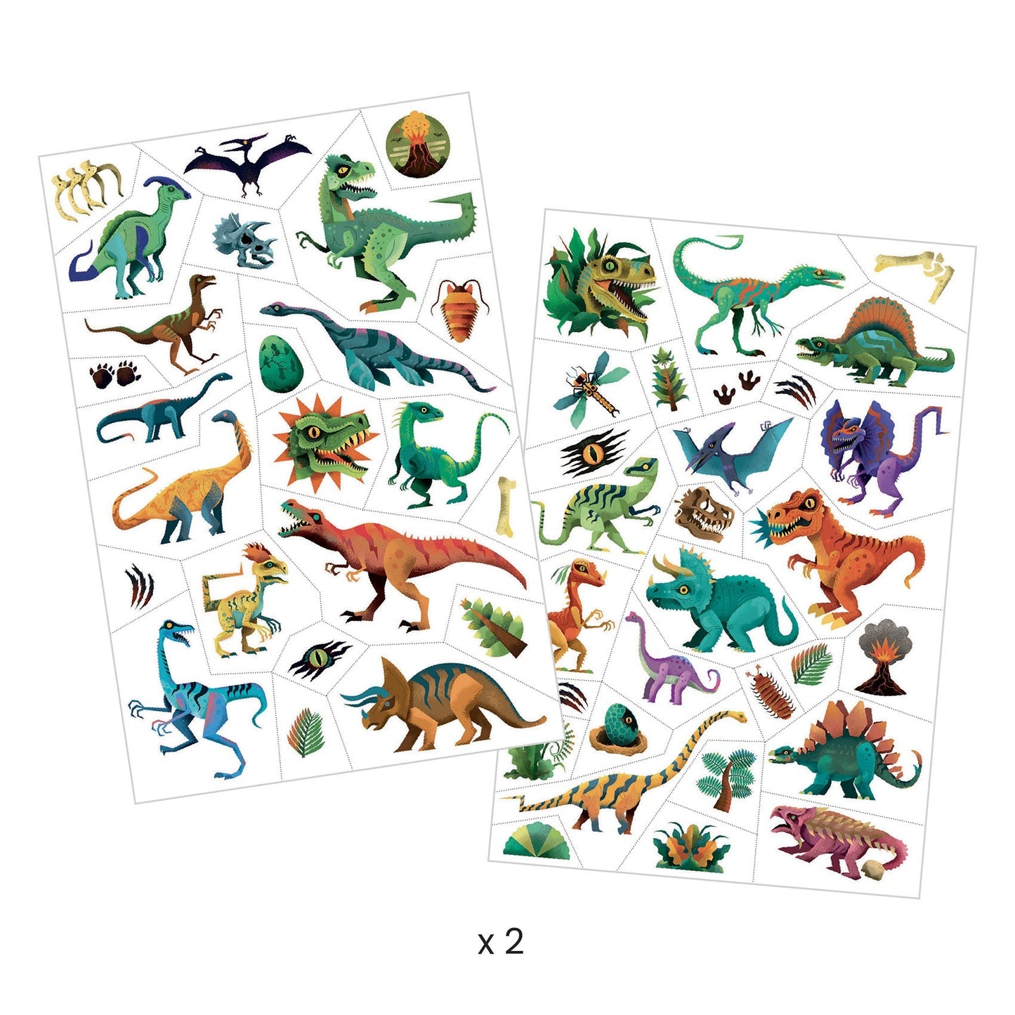 DJECO Dino Club Temporary Tattoos