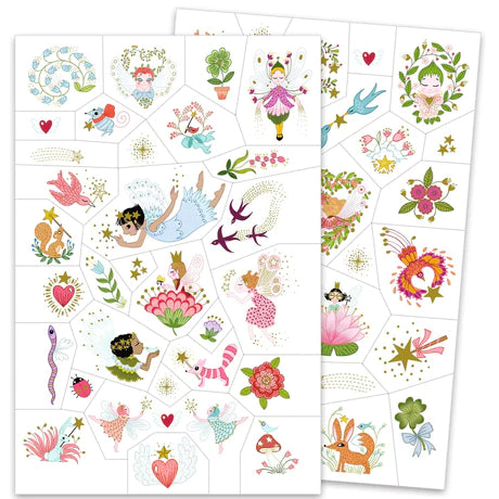 DJECO Fairy Friends Temporary Tattoos