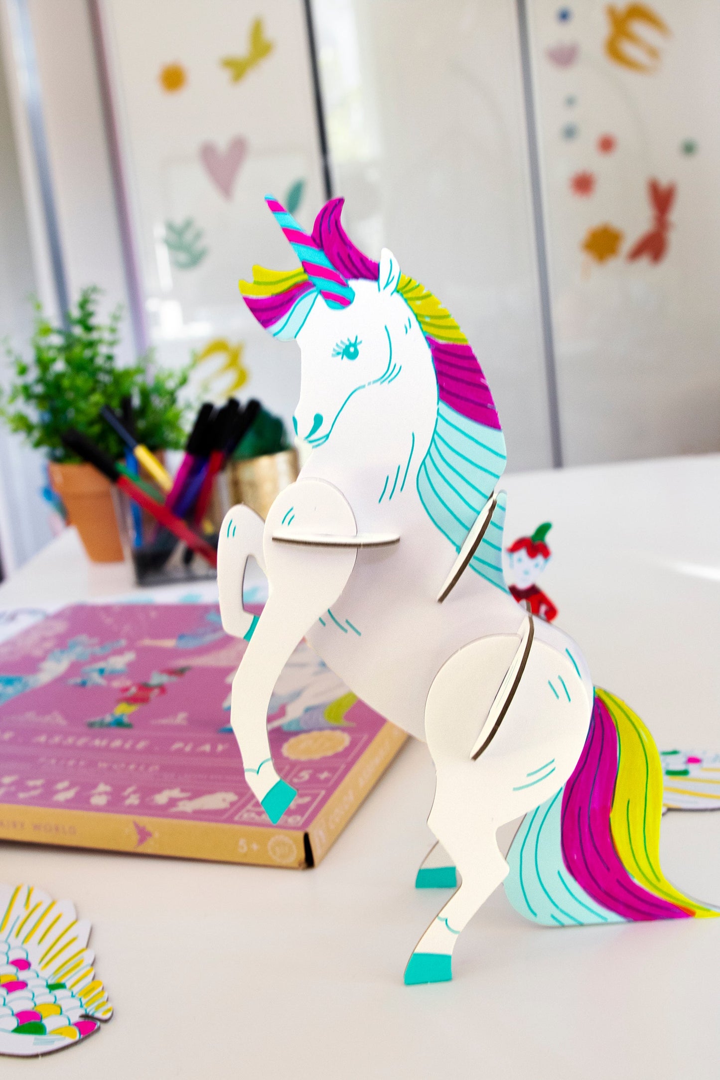 DJECO Fairy World Color. Assemble. Play. DIY Craft Kit