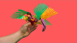 Clixo Tropical Birds Magnetic Building Set