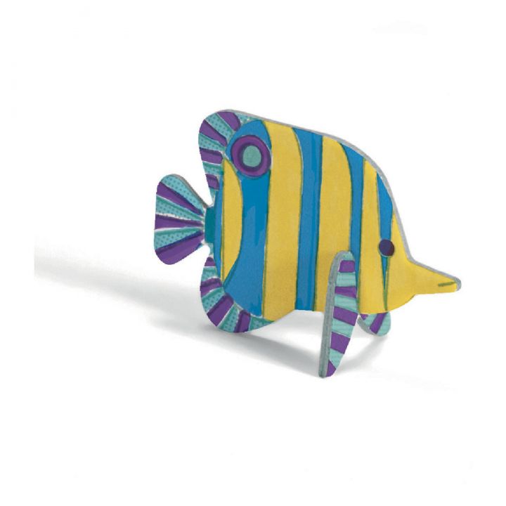 DJECO Sea Life DIY Color Assemble Play Craft Kit