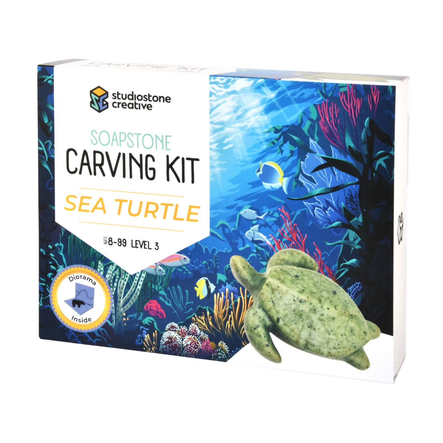 Studiostone Sea Turtle Soapstone Carving Kit