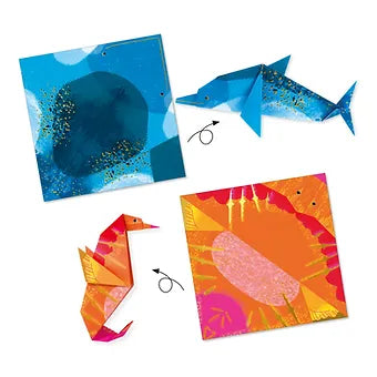 Sea Creatures Origami Paper Craft Kit