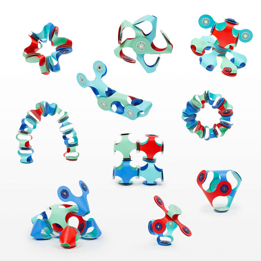 Clixo Tiny & Mighty Magnetic Building Set - Marine Pack