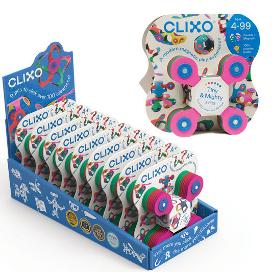 Clixo Tiny & Mighty Magnetic Building Set