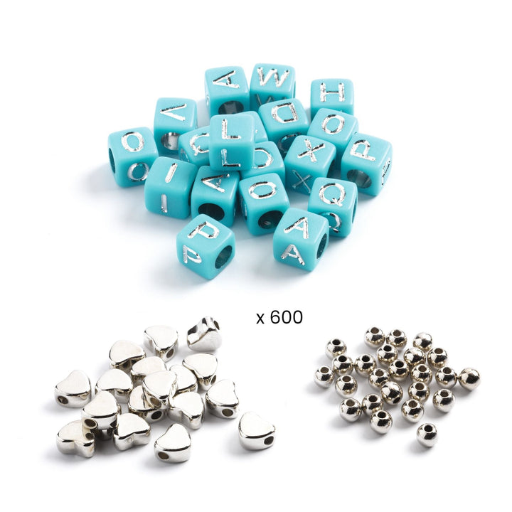 DJECO Alphabet Beads - Silver