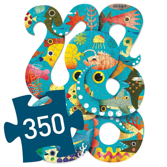 Octopus 350pc Puzz'Art Shaped Jigsaw Puzzle