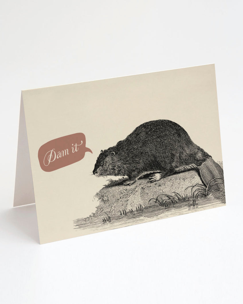 Beaver Dam It Greeting Card