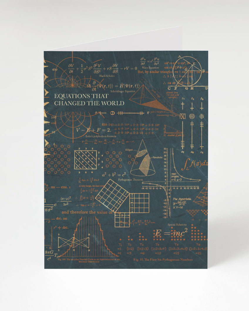 Equations That Changed the World Greeting Card