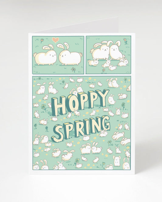 Hoppy Spring Greeting Card