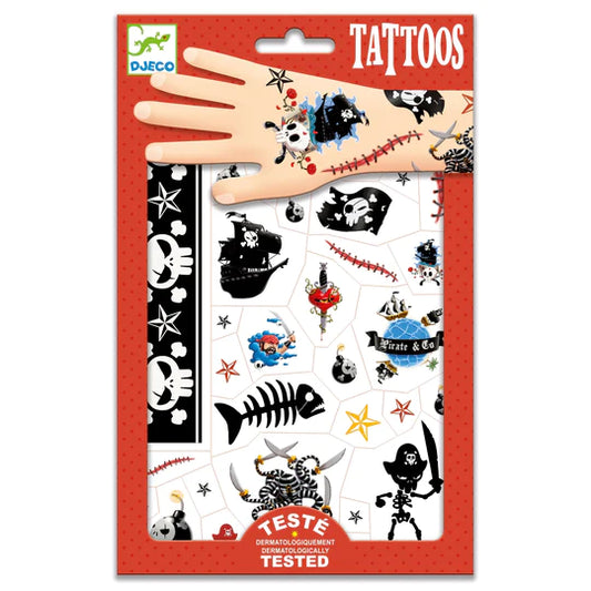 Pirate Temporary Tattoos