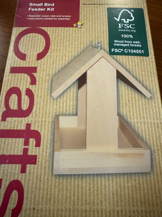 Birdfeeder Woodworking Craft Kit, Small