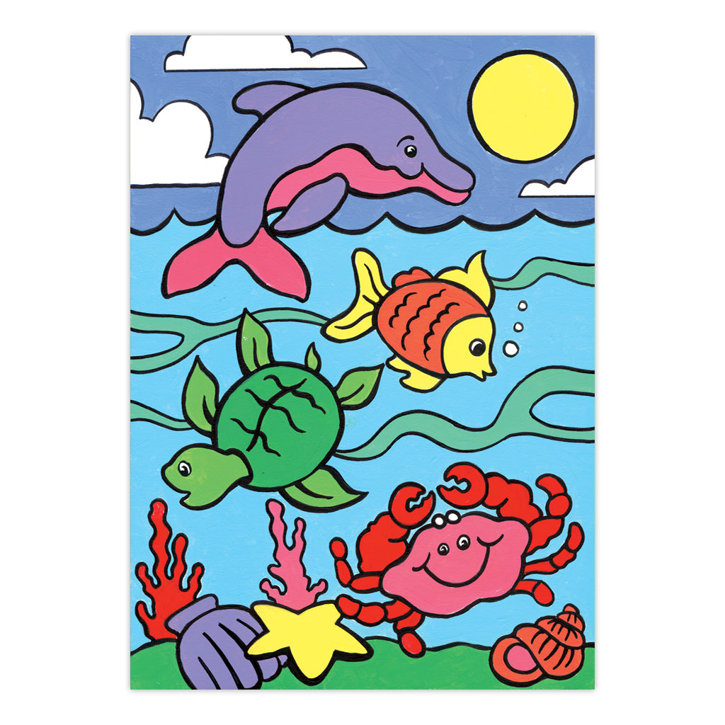 Painting by Numbers™ Sea Animals Painting Project
