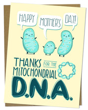 Mitochondrial DNA Mother's Day Greeting Card