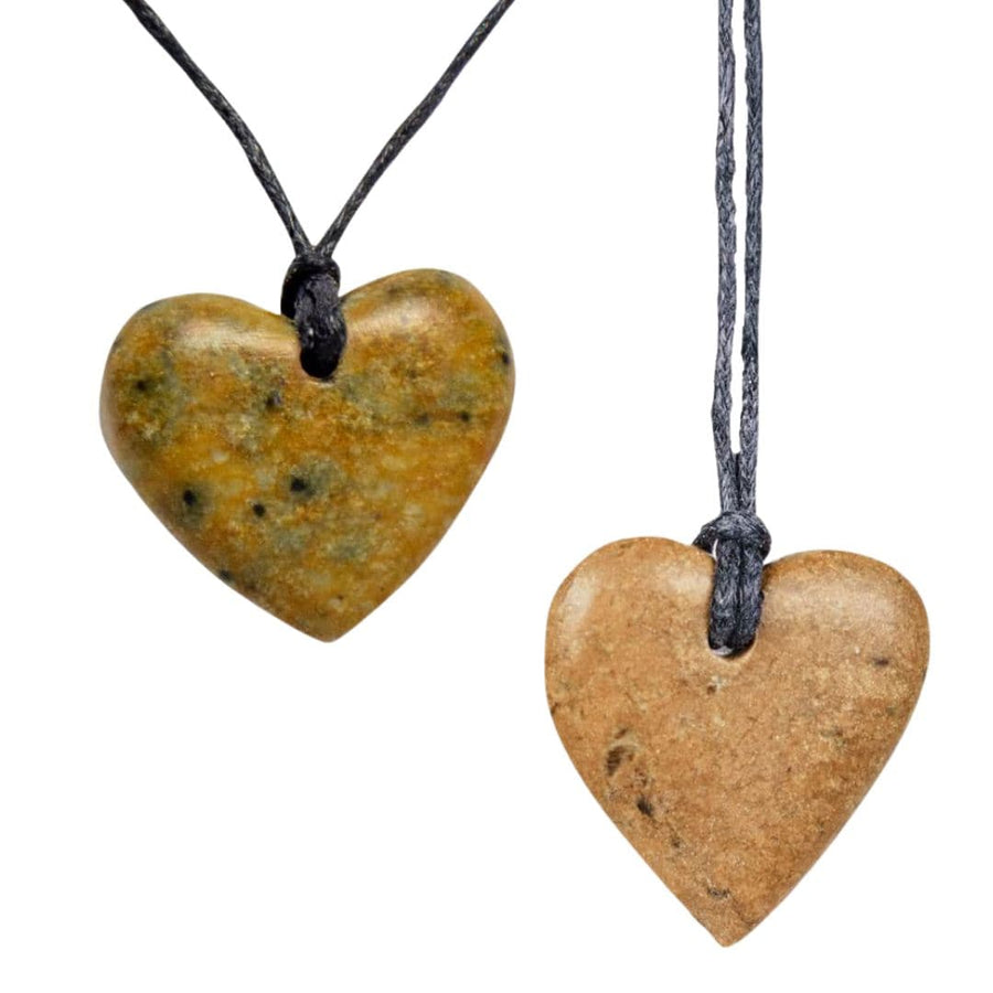 Heart Soapstone Pendant Jewelry  Carving Kit