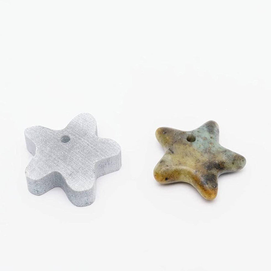 Sea Star Soapstone Pendant Jewelry  Carving Kit