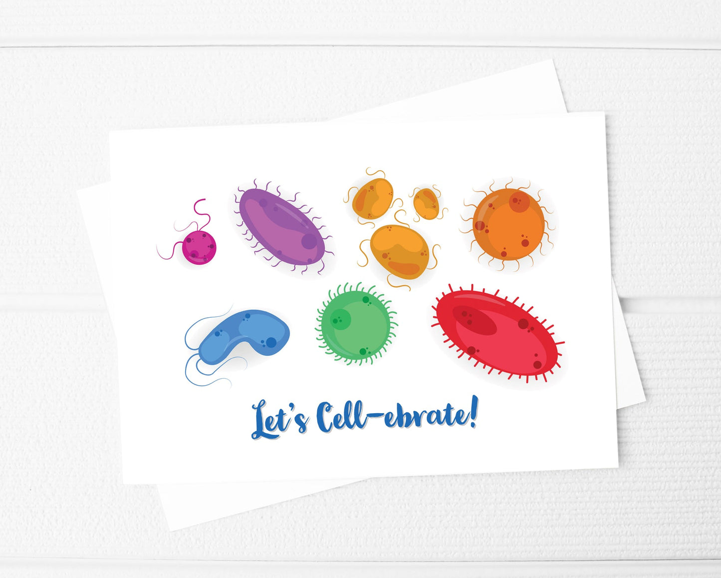 Let's Cell-ebrate Greeting Card