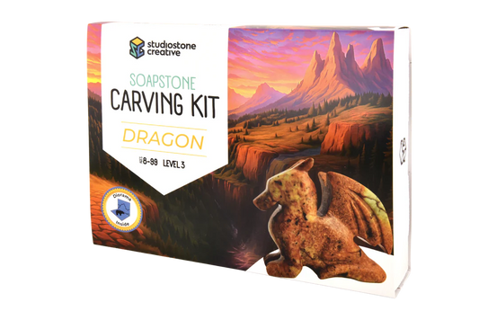 Studiostone Dragon Soapstone Carving Kit