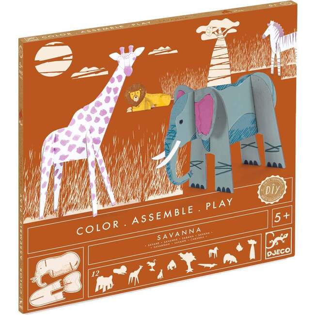 Savanna DIY Color Assemble Play Craft Kit