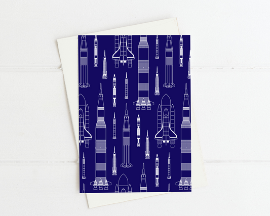 Rockets - Engineering Greeting Card