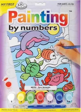 Painting by Numbers™ Sea Animals Painting Project