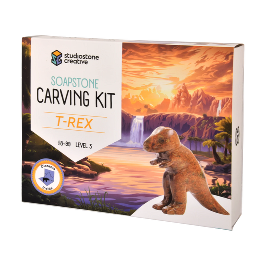 Studiostone T-REX Soapstone Carving Kit